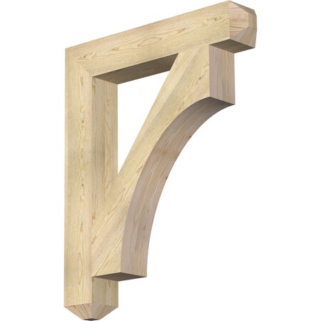Ekena Millwork Westlake Craftsman Rough Sawn Bracket, Douglas Fir, 6"W x 36"D x 44"H BKT06X36X44WTL04RDF